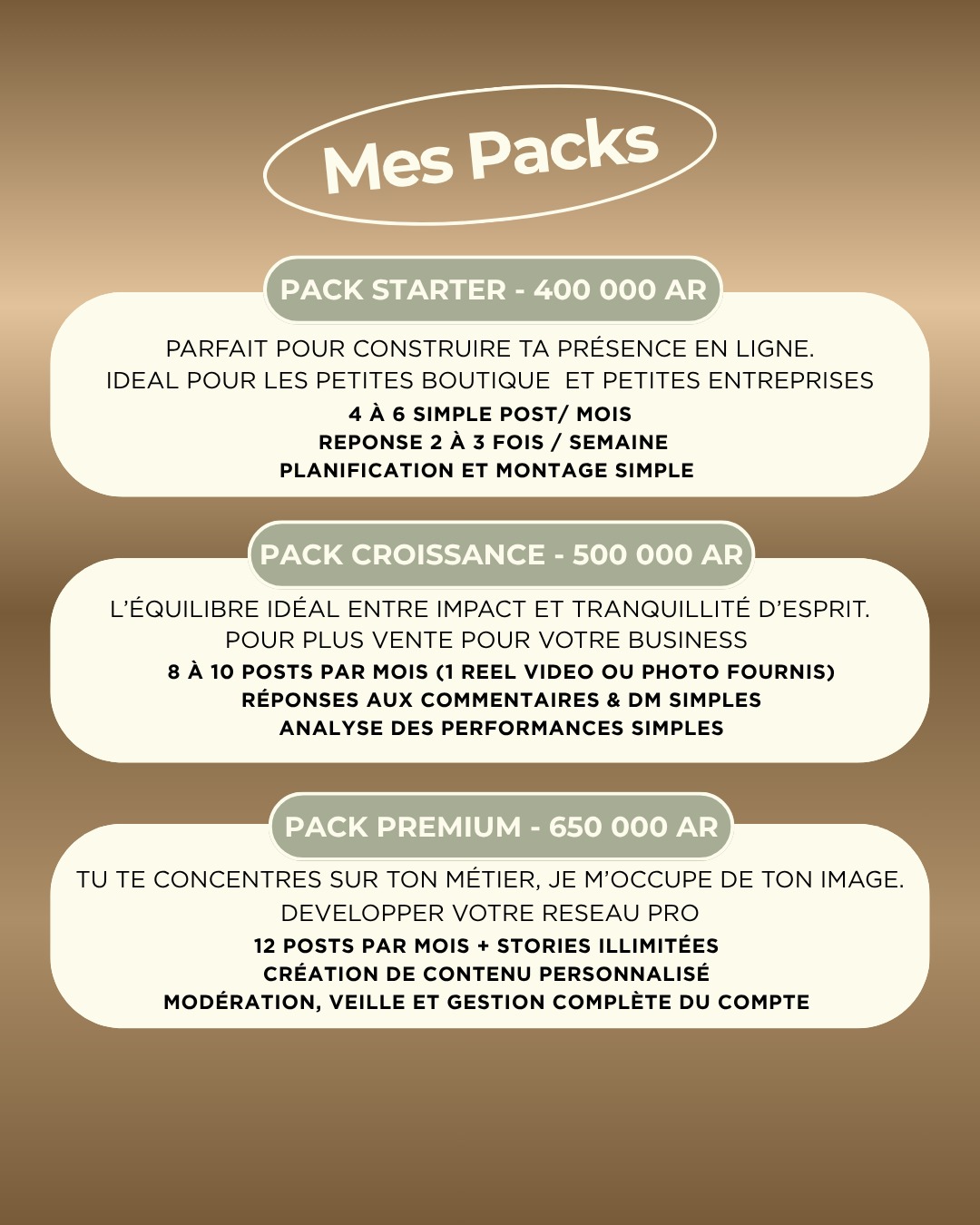 Packs Community Manager